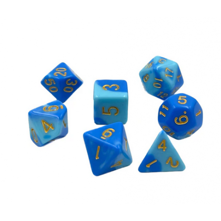 Set de 7 dados Racing Frost...