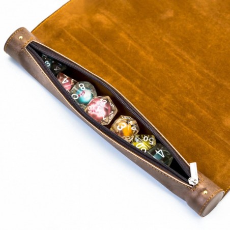 Brown Roll Up Leatherette...