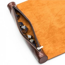 Red Roll Up Leatherette...