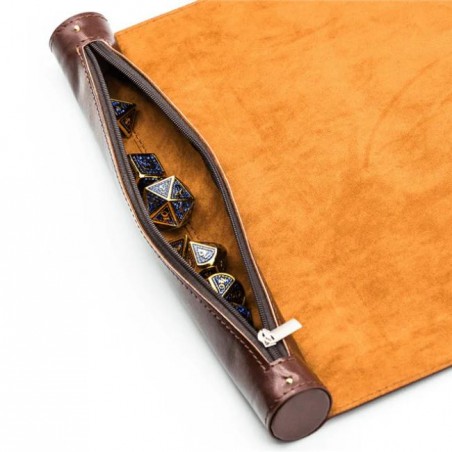 Red Roll Up Leatherette...