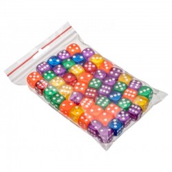 Bolsa dados transparentes 6...