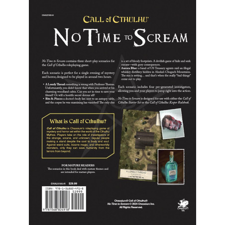 Call of Cthulhu: No Time to...