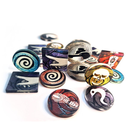 Pagan: Acrylic Token Set