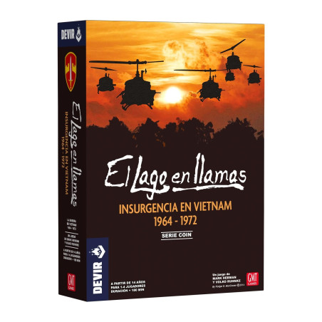 El Lago en llamas