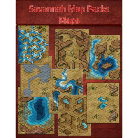 BattleTech Map Pack Savannah