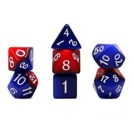Set de 7 dados Fable Snow...