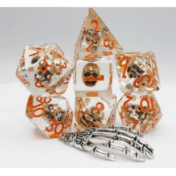 Laughing Skull Dice Set (7)