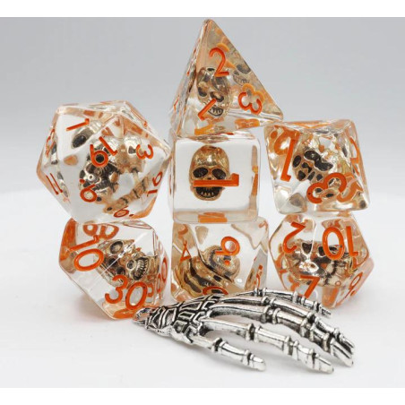 Laughing Skull Dice Set (7)
