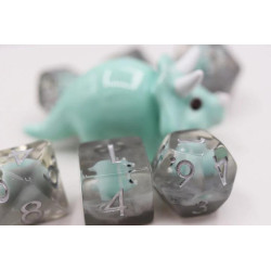Baby Triceratops Dice Set (7)