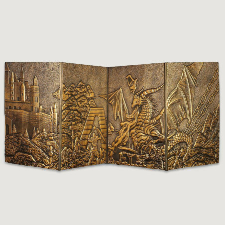 D&D Master Screen Brass