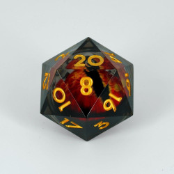 Dado D20 Ojo Sauron rojo...