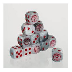 Dados D6 White Weasel...