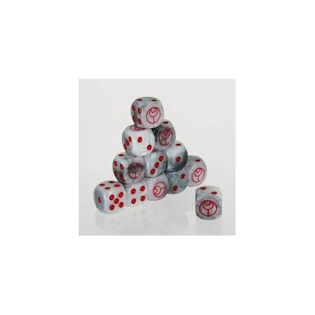 Dados D6 White Weasel...