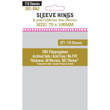 110 Fundas Sleeve Kings:...