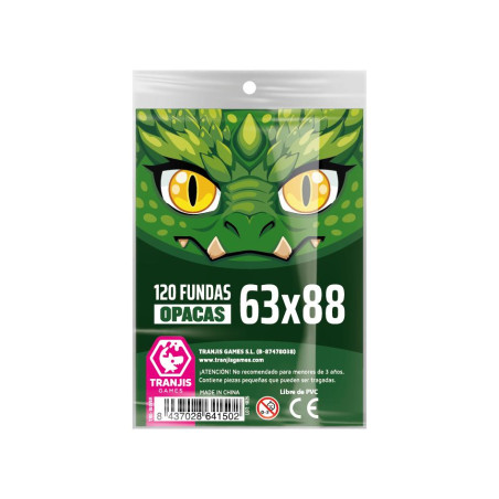 120 Fundas opacas Dragón...