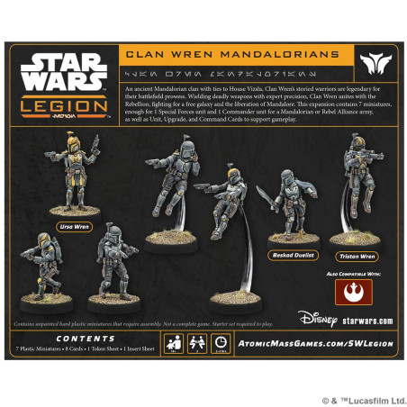 Star Wars Legión: Clan Wren...